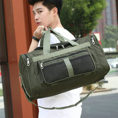 Men's Casual Travel Bag Portable Fitness Bag Luggage Bag Crossbody Shoulder Bag