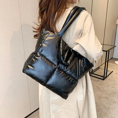 Casual Women Shoulder Space Bags High Capacity Multifunction Shopping