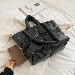 Casual Women Shoulder Space Bags High Capacity Multifunction Shopping