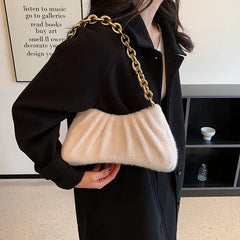 Daily Women Shoulder Bags Casual Chain Strap Handbag Large Capacity