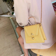 Metal Handle Handbags Women Crossbody Bags High Quality Clutch