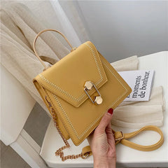 Metal Handle Handbags Women Crossbody Bags High Quality Clutch
