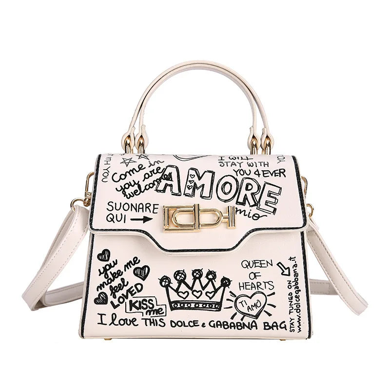 Vintage Crossbody Bag Women High Zipper Handbag Tote Female Flap Shoulder Bag