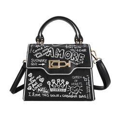 Vintage Mini Crossbody Bag for Women High Zipper Handbag Tote Female Flap