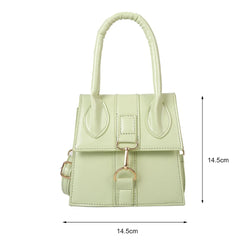 Mini Crossbody Bag PU Leather Top-Handle Ladies Shoulder Casual Messenger Handba