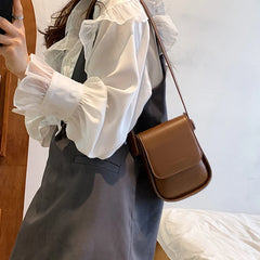 Mini PU Leather Crossbody Bag for Women Summer Shoulder Side Bag Clutch Bolsas