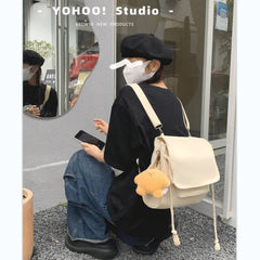 Waterproof School Backpack Women Messenger Bag Student Durable
