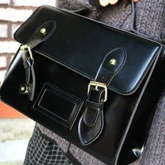 Vintage Oil Pu Leather Women Messenger Bag Handbag Shoulder Crossbody