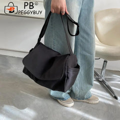 Oxford Cloth Ladies Shoulder Crossbody Bag Portable Travel Zipper Handbag