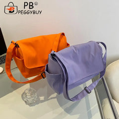 Oxford Cloth Ladies Shoulder Crossbody Bag Portable Travel Zipper Handbag