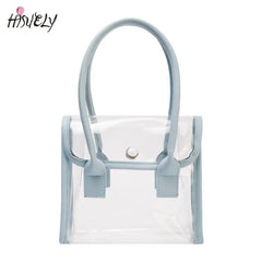 Women's Waterproof Transparent Tote Purse PVC Beach Handbag