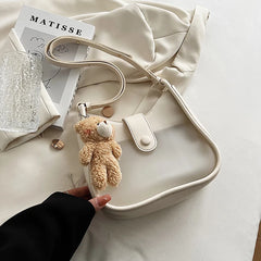 PVC Transparent Shoulder Bag for Women Crossbody Handbag
