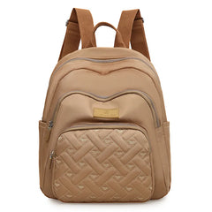 Plaid Women Backpack Durable Fabric Oxford School Bag Pretty Style Girls School