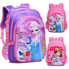 Princess Backpack Orthopedics School Bags for Kids Girls Elementary