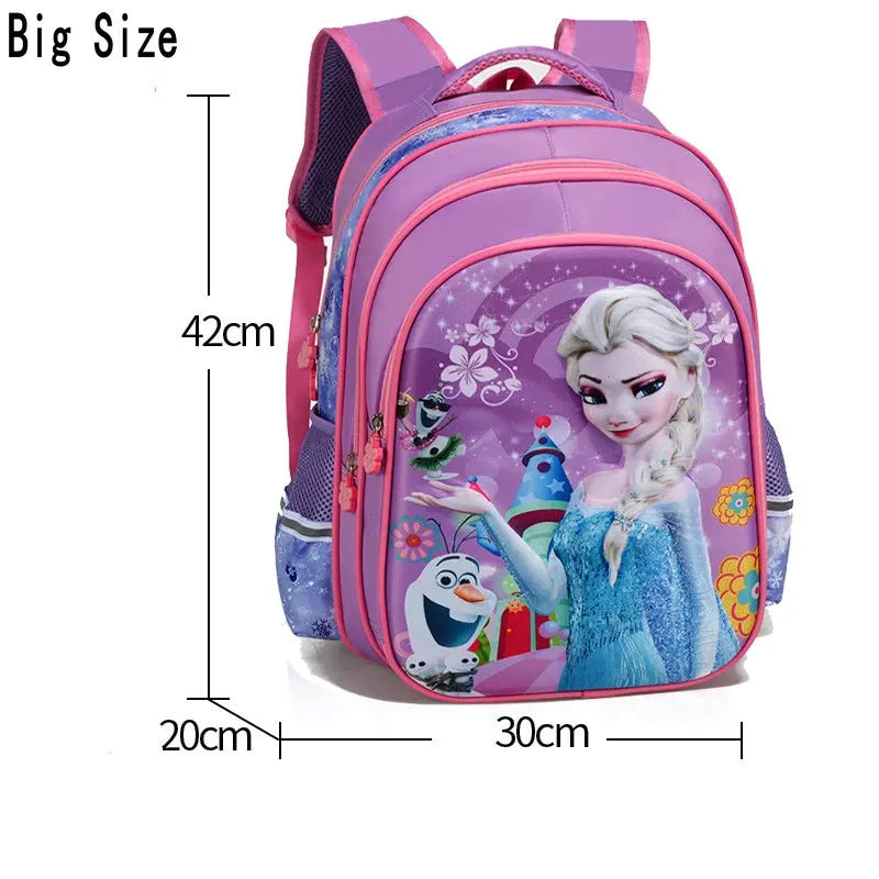 Princess Backpack Orthopedics School Bags for Kids Girls Elementary