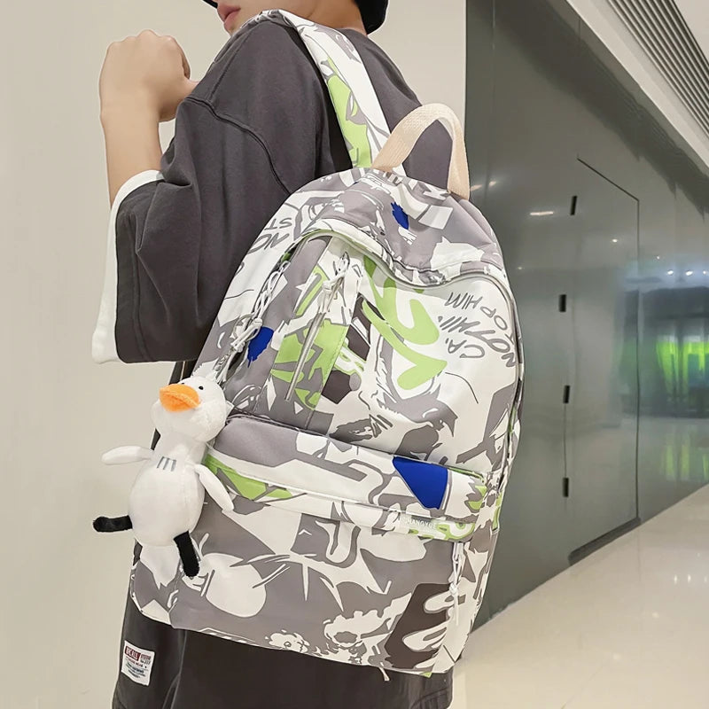 Waterproof Women Backpack Boy Sports Bag Style Schoolbag For Teenage Girls
