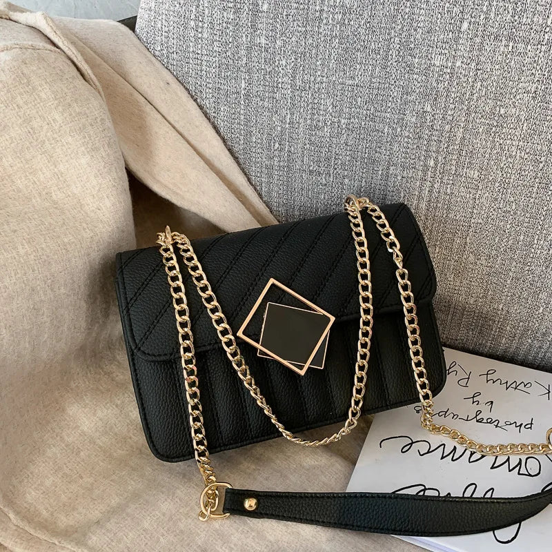 Women's Small Crossbody Bag with Special Lock, Travel Shoulder Purse