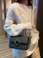 Women's Small Crossbody Bag with Special Lock, Travel Shoulder Purse