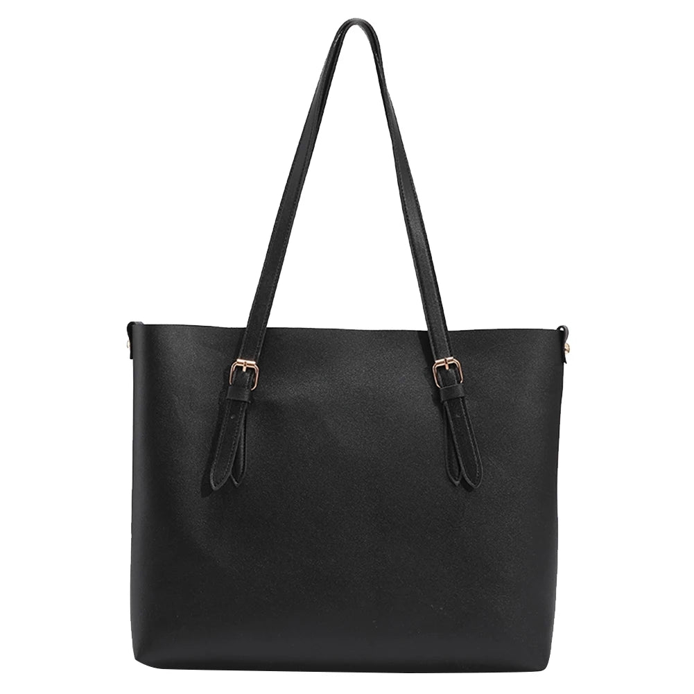 Vintage Bucket Shoulder Bag - Large Capacity Messenger Bag for Women