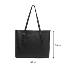 Vintage Bucket Shoulder Bag - Large Capacity Messenger Bag for Women