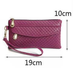 PU Leather Women Wallet Clutch Phone Purse Female Case
