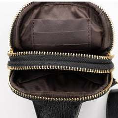 PU Women's Chest Bag Wide Shoulder Crossbody Bag Strap Leisure Motorcycle Bag