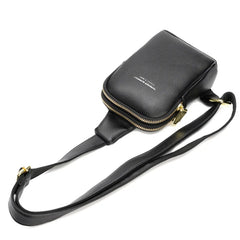 PU Women's Chest Bag Wide Shoulder Crossbody Bag Strap Leisure Motorcycle Bag