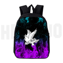 Lil Peep Backpack Women Student Schoolbag Print Hip Hop Teenage Girls Cosmetic B