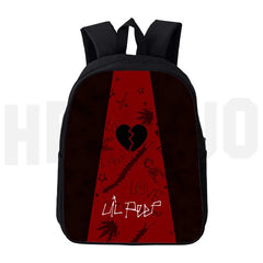 Lil Peep Backpack Women Student Schoolbag Print Hip Hop Teenage Girls Cosmetic B