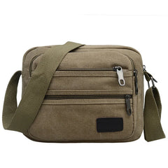 Casual Canvas Shoulder Bag Outdoor Diagonal Unisex Messenger Bag