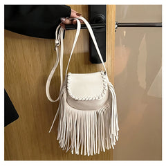 Vintage Tassel Shoulder Bag For Women