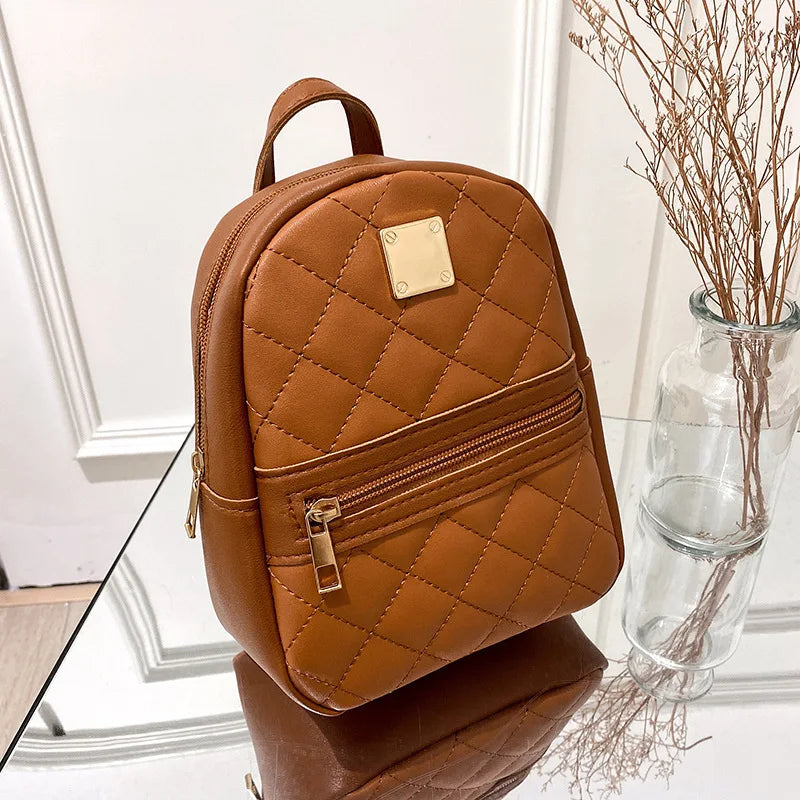 Rhombus Women's Bag Small Backpack Shoulder