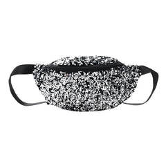Sequins Women Fanny Packs Large Capacity Waist Bags Casual Purse Crossbody