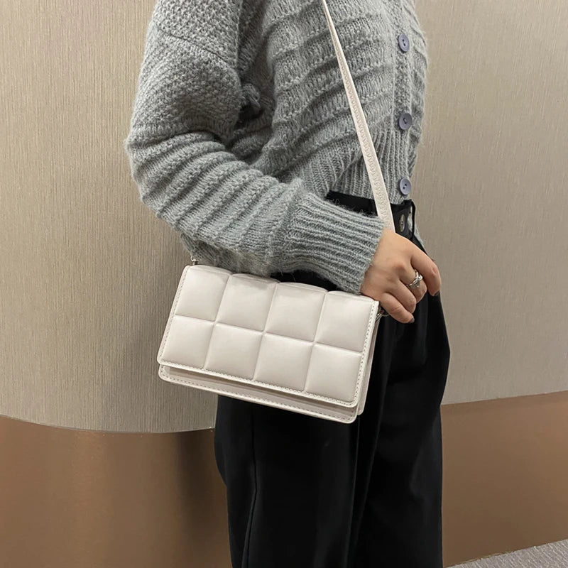 Shoulder Bag Women's Handbag Small Square Bag Female Purse Crossbody Pouch