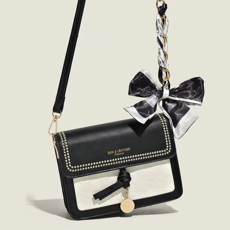 Small Square Crossbody Bag for Women PU Handbag