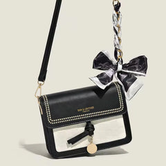 Small Square Crossbody Bag for Women PU Handbag
