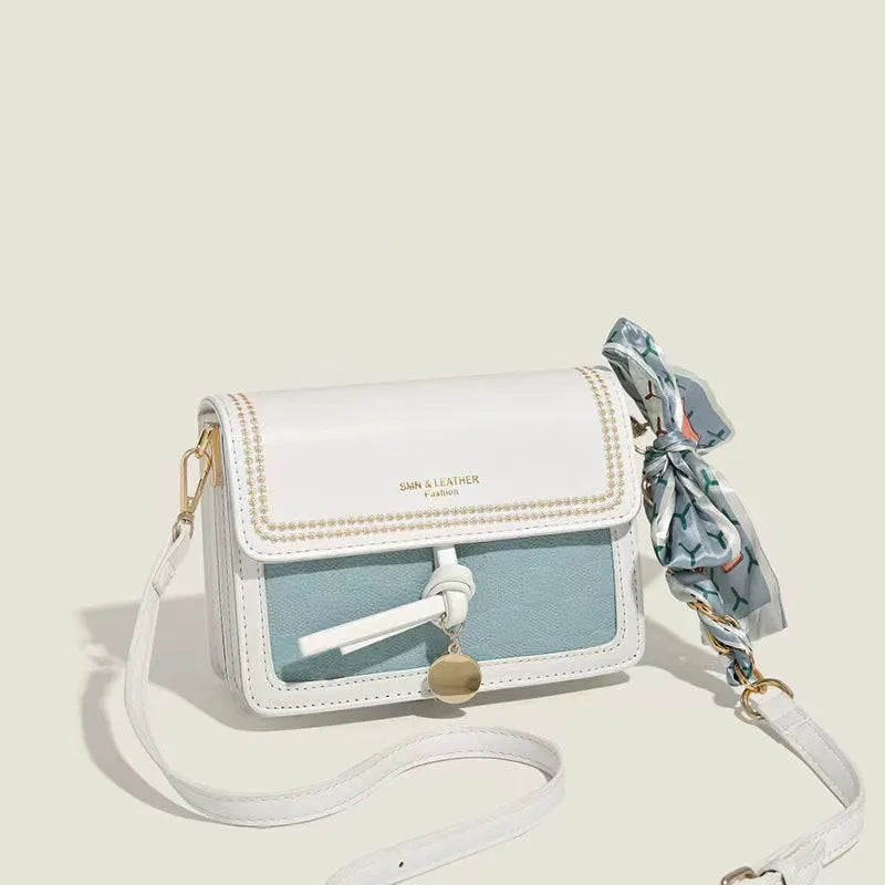 Small Square Crossbody Bag for Women PU Handbag
