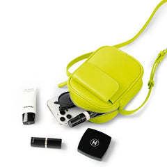 Women's High PU Leather Mini Messenger Bag Phone Handbag