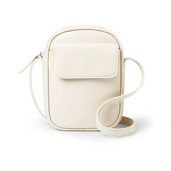 Women's High PU Leather Mini Messenger Bag Phone Handbag