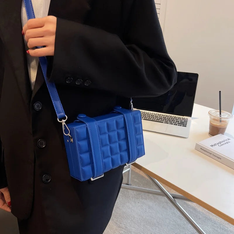 Women's Single Shoulder Bag Small Square Solid Party Travel Bag