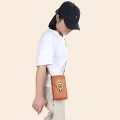 Small Crossbody Bags Women Mini PU Leather Shoulder Messenger Bag Clutch