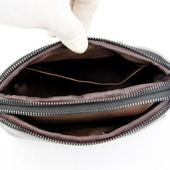 Soft Leather Women Shoulder Bag Handbags Ruched Crossbody Bags Bolso Mujer