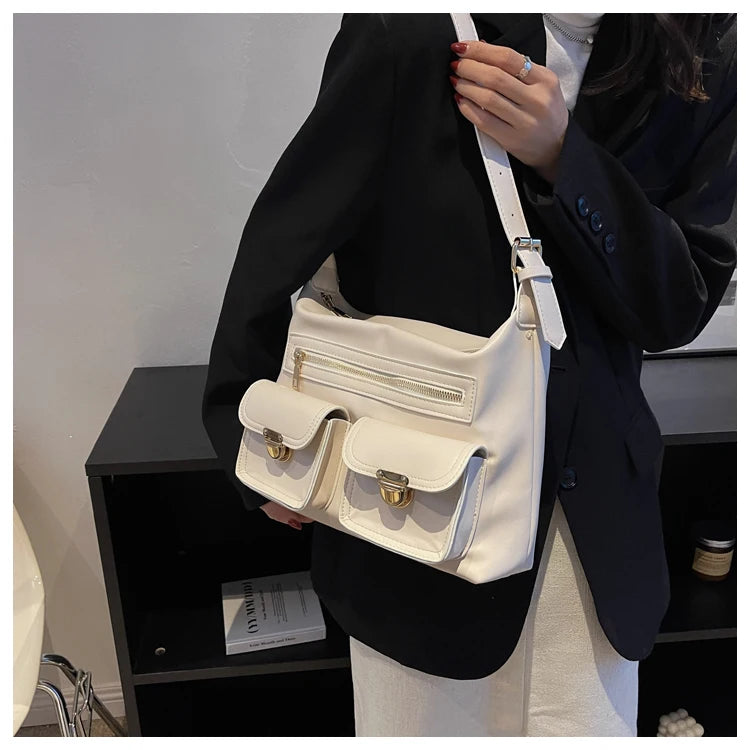Soft Leather Women Shoulder Bag Handbag Crossbody Messenger Bag