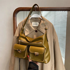 Soft Leather Women Shoulder Bag Handbag Crossbody Messenger Bag