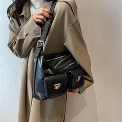 Soft Leather Women Shoulder Bag Handbag Crossbody Messenger Bag