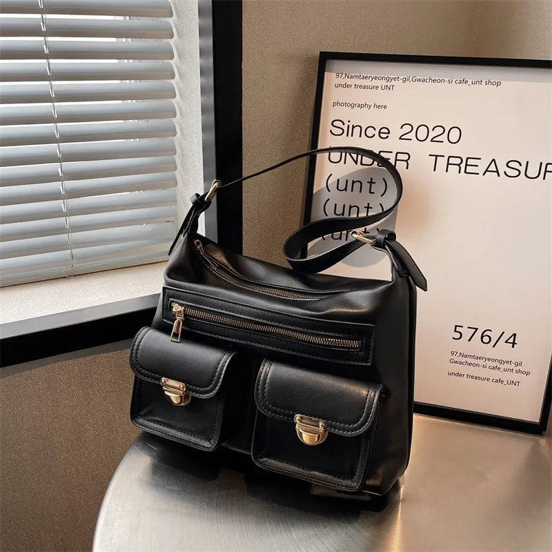 Soft Leather Women Shoulder Bag Handbag Crossbody Messenger Bag