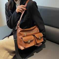 Soft Leather Women Shoulder Bag Handbag Crossbody Messenger Bag