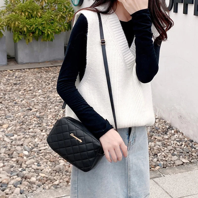 Tassel Small Messenger Bag For Women Embroidered Female Shoulder Bag