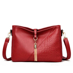 Tassel Women Handbags European Leather Ladies Shoulder Bags