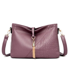 Tassel Women Handbags European Leather Ladies Shoulder Bags